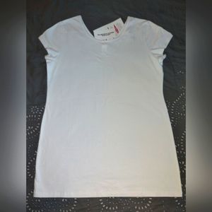 Women With Control Reversible X-Long Short Sleeve Shirt